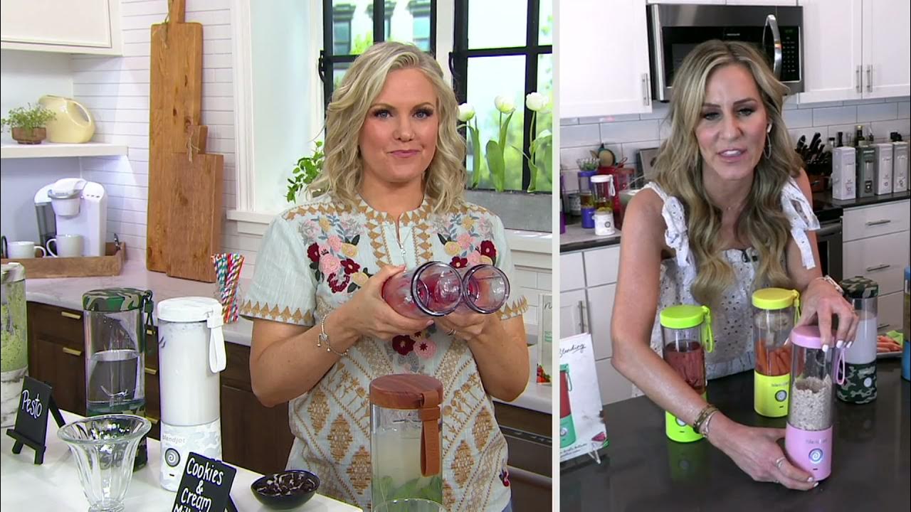 BlendJet 2.0 16oz Portable Rechargeable Blender with USBC Cord on QVC