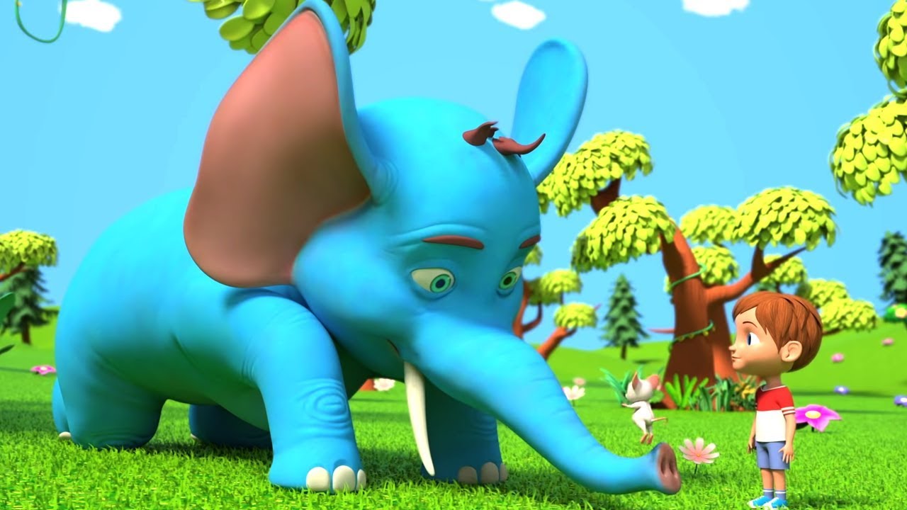 ⁣Песня Гигантского Слона | русская поэма | рифма для малышей | Giant Elephant Song
