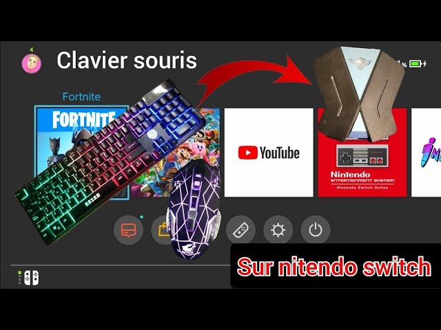 Clavier et souris de jeu à une main, clavier rétroéclairé arc-en-ciel à  sensation mécanique + souris de jeu RVB + convertisseur rétroéclairé par  LED pour Nintendo Switch/XboxOne/PS4/PS3/PC (noir) : : Informatique