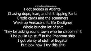 Desiigner - PANDA (lyrics)