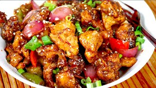 Crispy Gobi Pepper Fry Recipe |  Indian Street Style Recipe | Cauliflower Pepper Fry | Gobi Dry