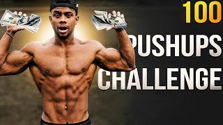 100 Pushups In a Row For $100 Challenge!