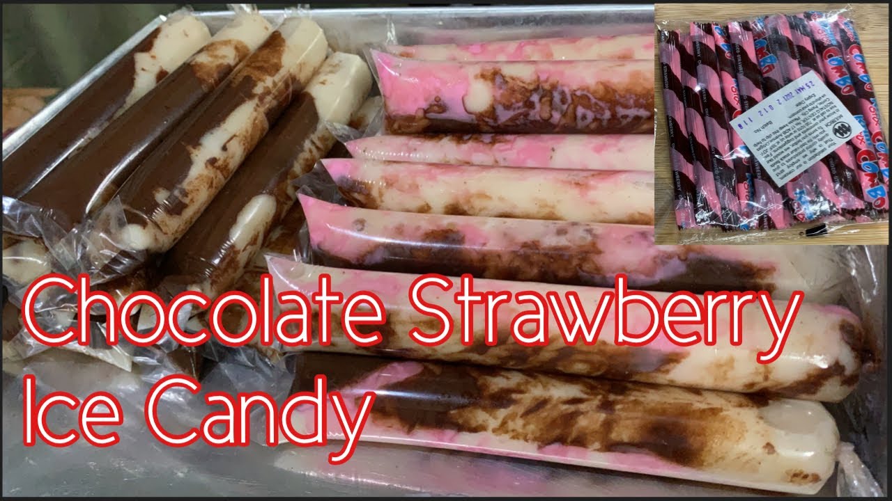 CHOCOLATE STRAWBERRY ICE CANDY FOR BUSINESS