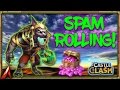 Spam Rolling 360k Gems for New Hero Anubis! Castle Clash