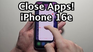 iPhone 16e: How to Close Apps!