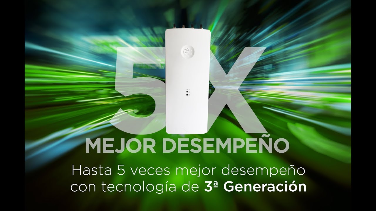 ePMP 3000 - 5X mejor desempeño con tecnología AC Wave 2