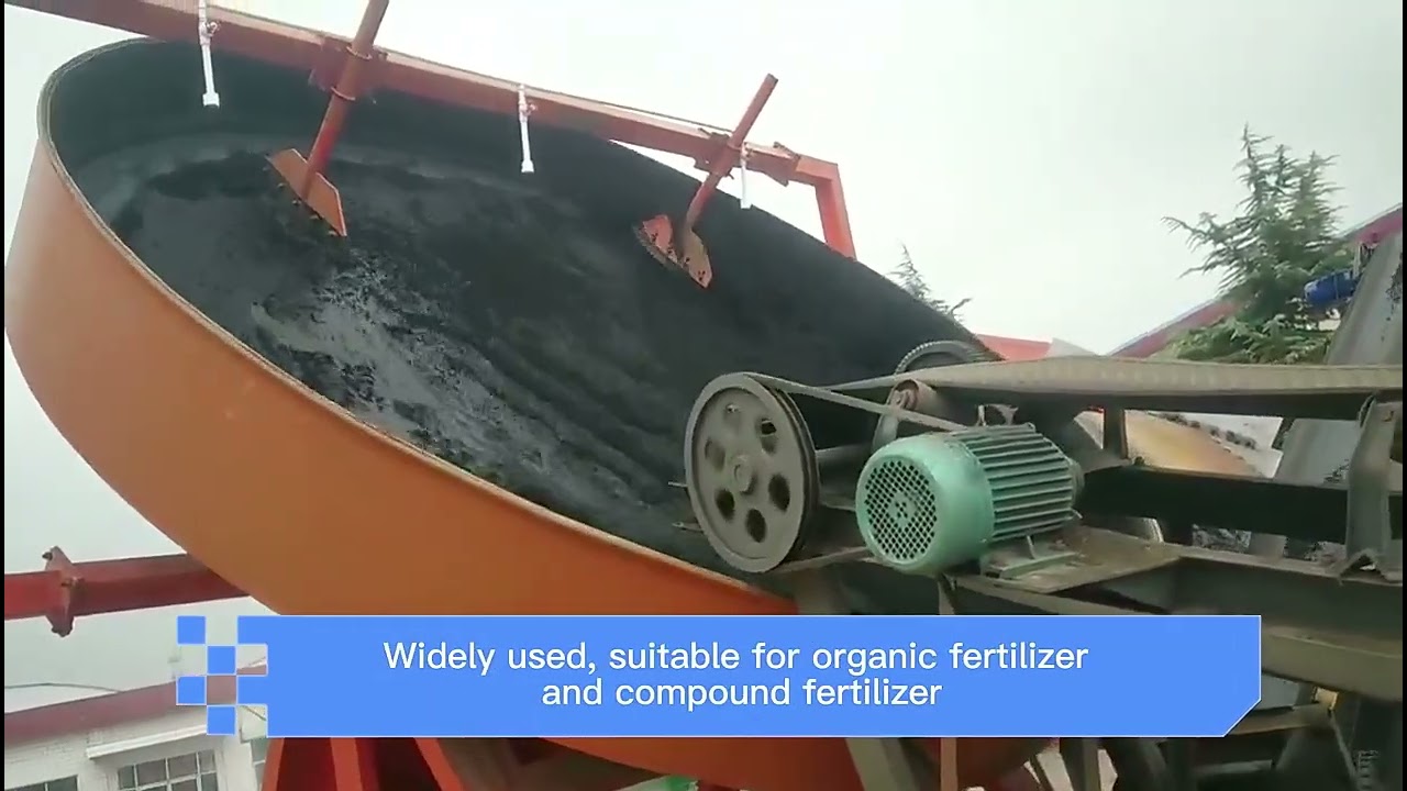 disc pelletizer for fertilizer making