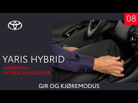 Toyota Yaris Hybrid 2020 - Gir og kjøremodus (8 av 9) - Innføring i nyttige funksjoner