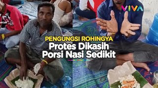Imigran Rohingya Ngelunjak Dikasih Makan Warga Aceh
