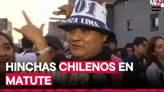 Hinchas de Alianza Lima y Colo Colo juntos en la previa del partido por Copa Libertadores