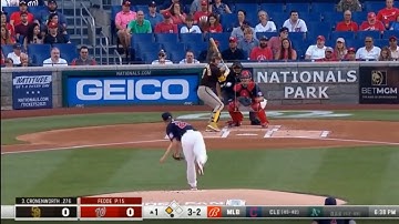 Trea Turner Unbelievable Catch: Padres VS Nationals