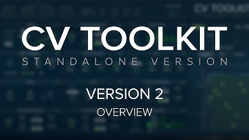 CV Toolkit 2 – Overview Video
