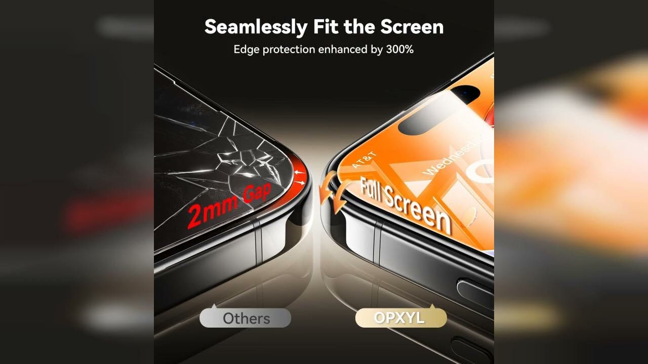 Review: Toughest 9H+ Glass for iPhone 16 Pro Screen Protector [Military Grade Shatterproof][Fu...