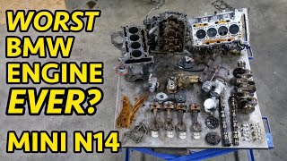 JUNK Mini Cooper S (BMW\/Peugeot) N14 Turbo Engine Teardown. Why Do People Buy These?