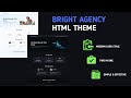 BAgency - HTML шаблон для Landing Page сайта.