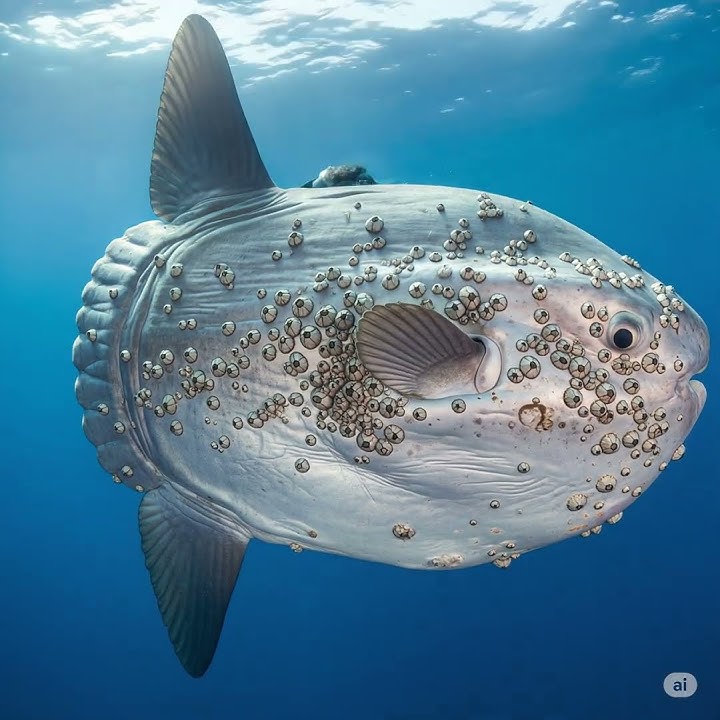 GIANT Sunfish (Mola Mola) Gets an ULTIMATE Cleaning! 🧼 (Parasite Removal Spa!)