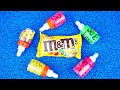 Satisfying Video l Mixing Candy with Colorful M&amp;M&#39;s &amp; Multi Color Bottle Circle ASMR