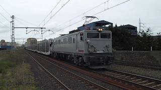 269 Rosco Impecable con un portacoches vacio por Boo hacia Valladolid Renfe Cantabria