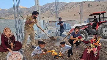 Building and Surviving with the Saleh and Sadri Nomadic Family: Beautiful Gardening in the Backyard