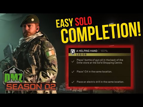 EASY Solo A Helping Hand Mission Completion for Legion | Call of Duty Warzone 2.0 DMZ Season 2