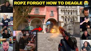 ropz WHIFFS EVERY DEAGLE SHOT 💀 | CS2 STREAMERS REACT