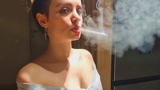 cigarette dangling All dangling with Eve 120, Since I haven't had a cigarette all day 🚬