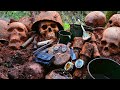 Found soldiers of the second world war in the swamps  ww2 metal detecting