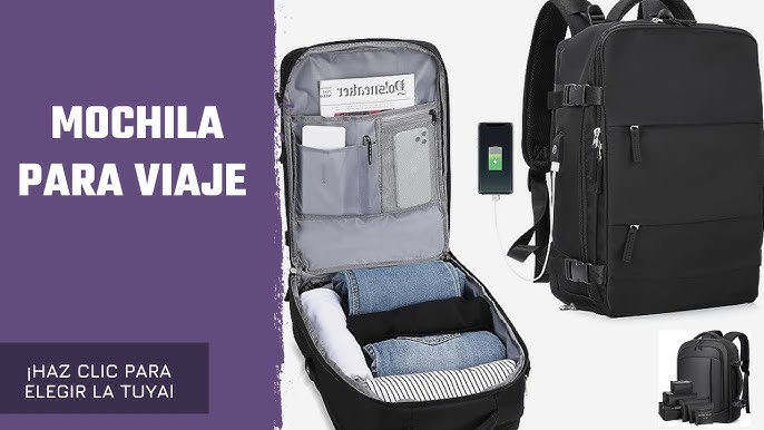 Yemmert Mochila Viaje Cabina Avion 40x20x25 Maleta Ryanair