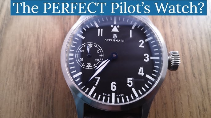 NAV.B-UHR 44 AUTOMATIK A-MUSTER pilot watch with swiss clockwork