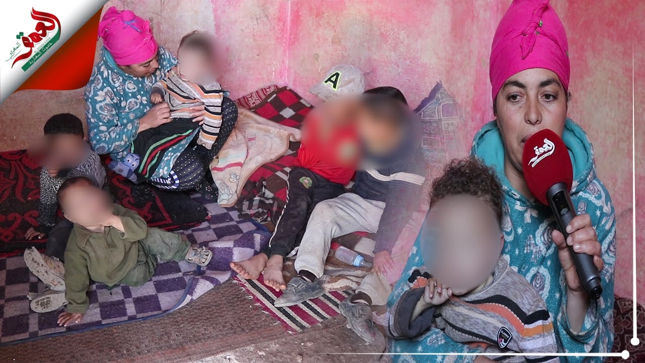 ابتسام .. أم عازبة لـ 5 أطفال بدون مأوى ولا طعام تعيش في الشارع تناشد المحسنين