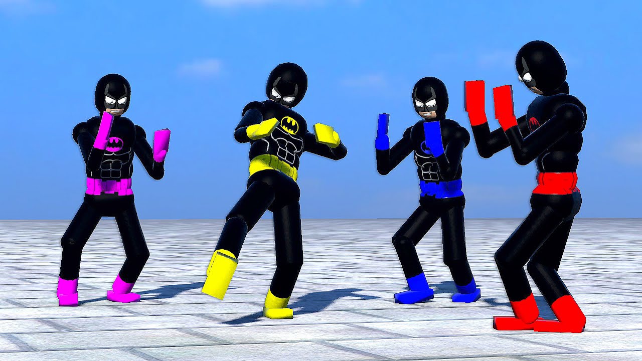 Batman Ragdoll Action: Funny Fights with Colorful Physics! - YouTube