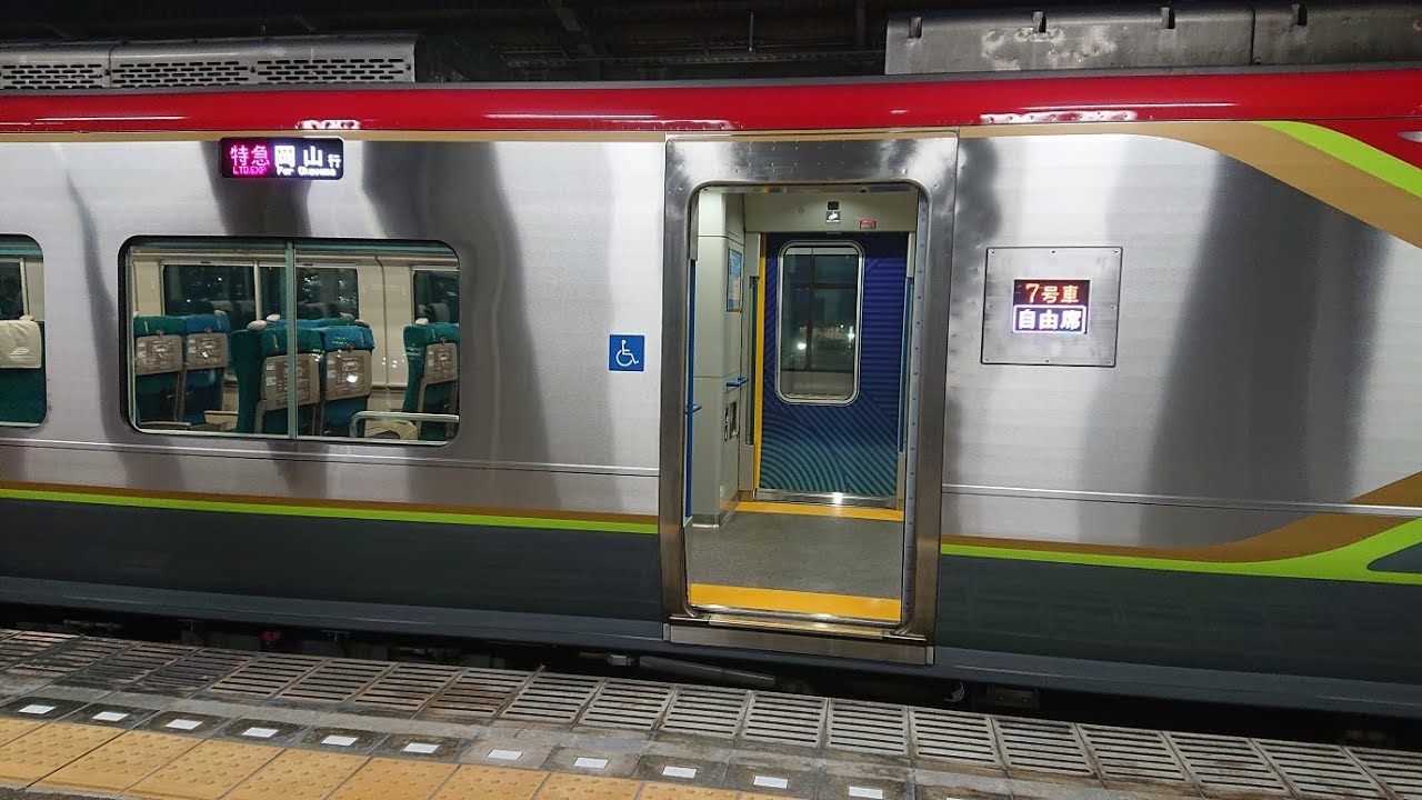 【右側面車窓 速度計】特急うずしお22号(四国2700系) 徳島→岡山【高徳線】