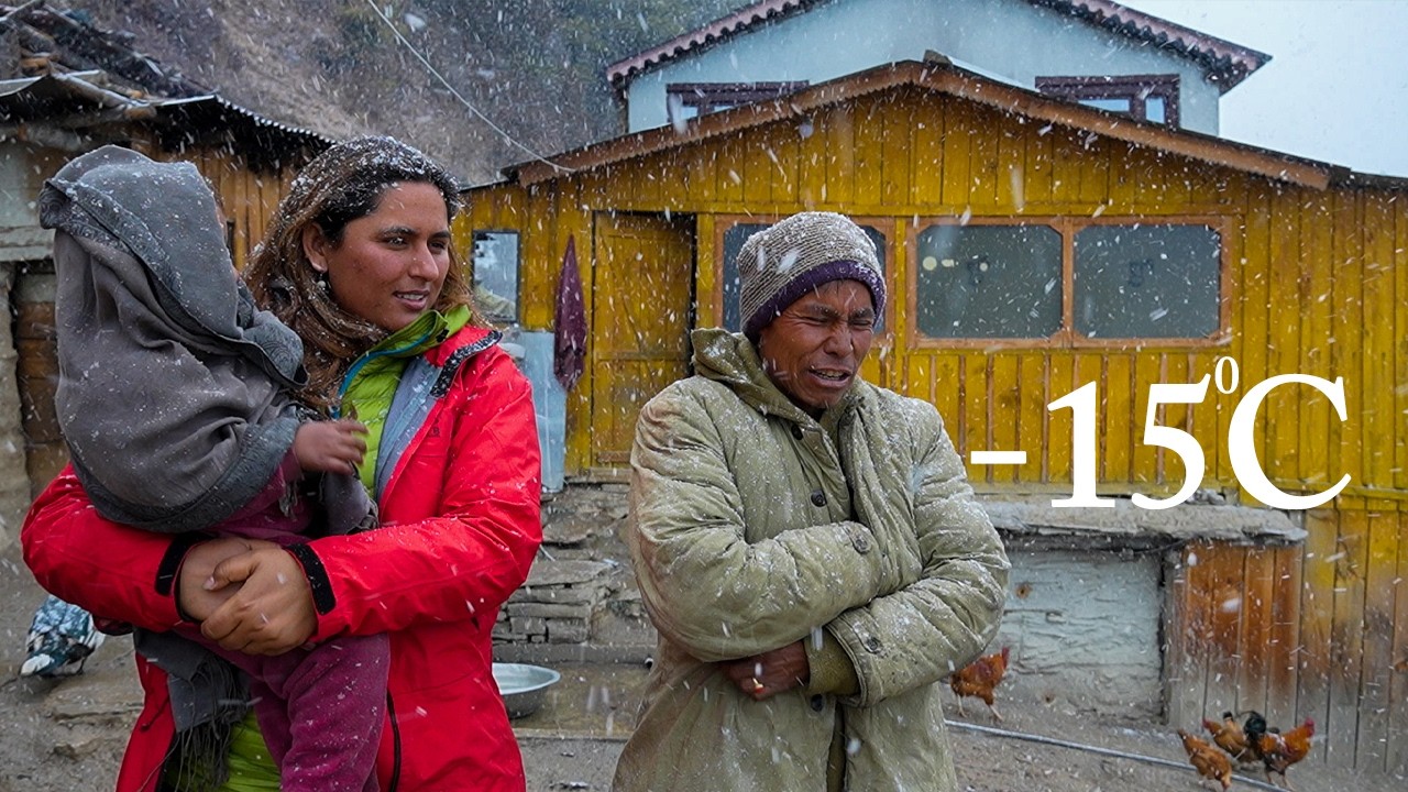 Best Life in the Mountain Village During Winter: Surviving -15°C – A Day in the Life at Rara Lake