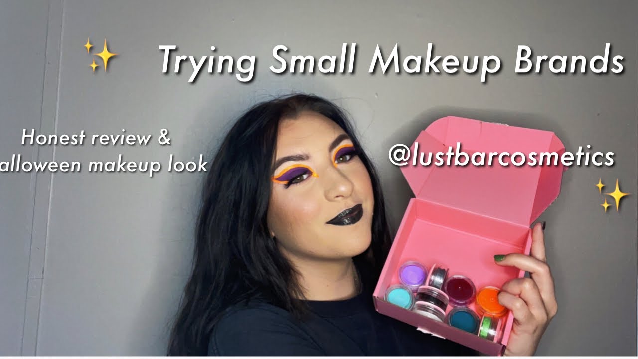 Trying Small Makeup Brands ft.@lustbarcosmetics