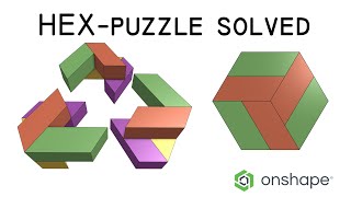 Creating a Hexagon Puzzle using Onshape: CAD Modeling and Assembly Walkthrough