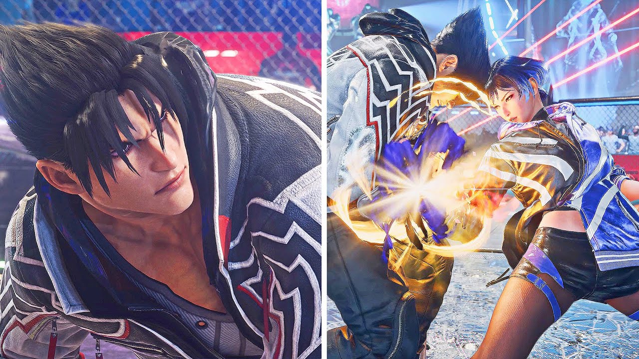 Jin's reaction to Reina's Mishima Fighting Style - Tekken 8
