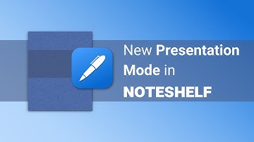 New Presentation Mode on Noteshelf | For online classes and meetings | Note-taking app for iOS