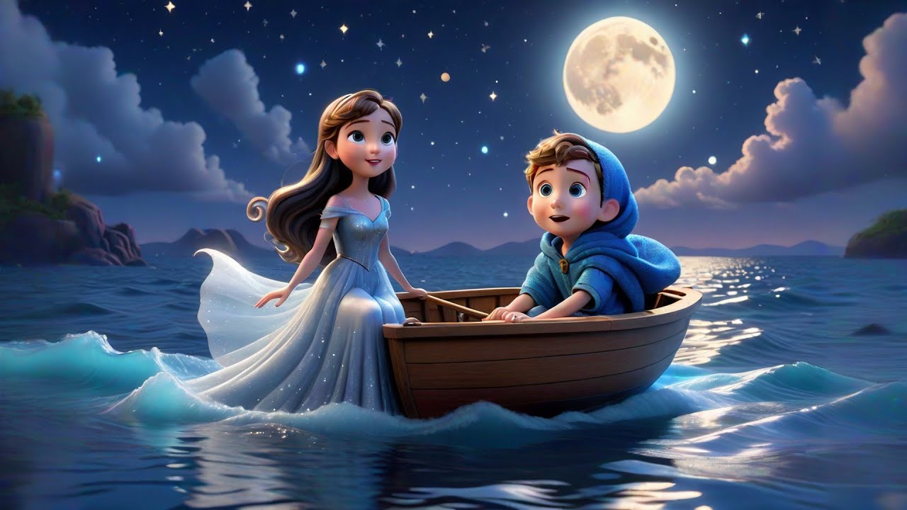 🌙 Moonlight Lullaby – A Gentle Bedtime Poem for Kids | Poetry Popcorn