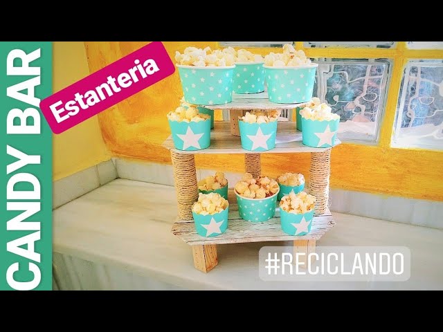 Carrito de chuches # 3 reciclando una caja de fresa, diy recycled