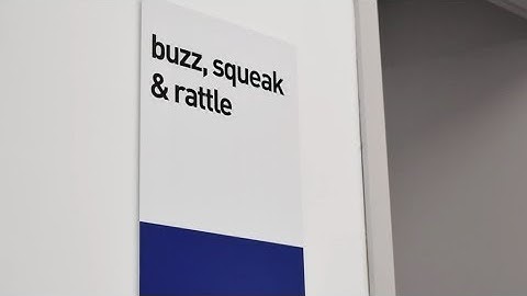 Buzz, Squeak and Rattle (BSR) Testing - Sound Measurement