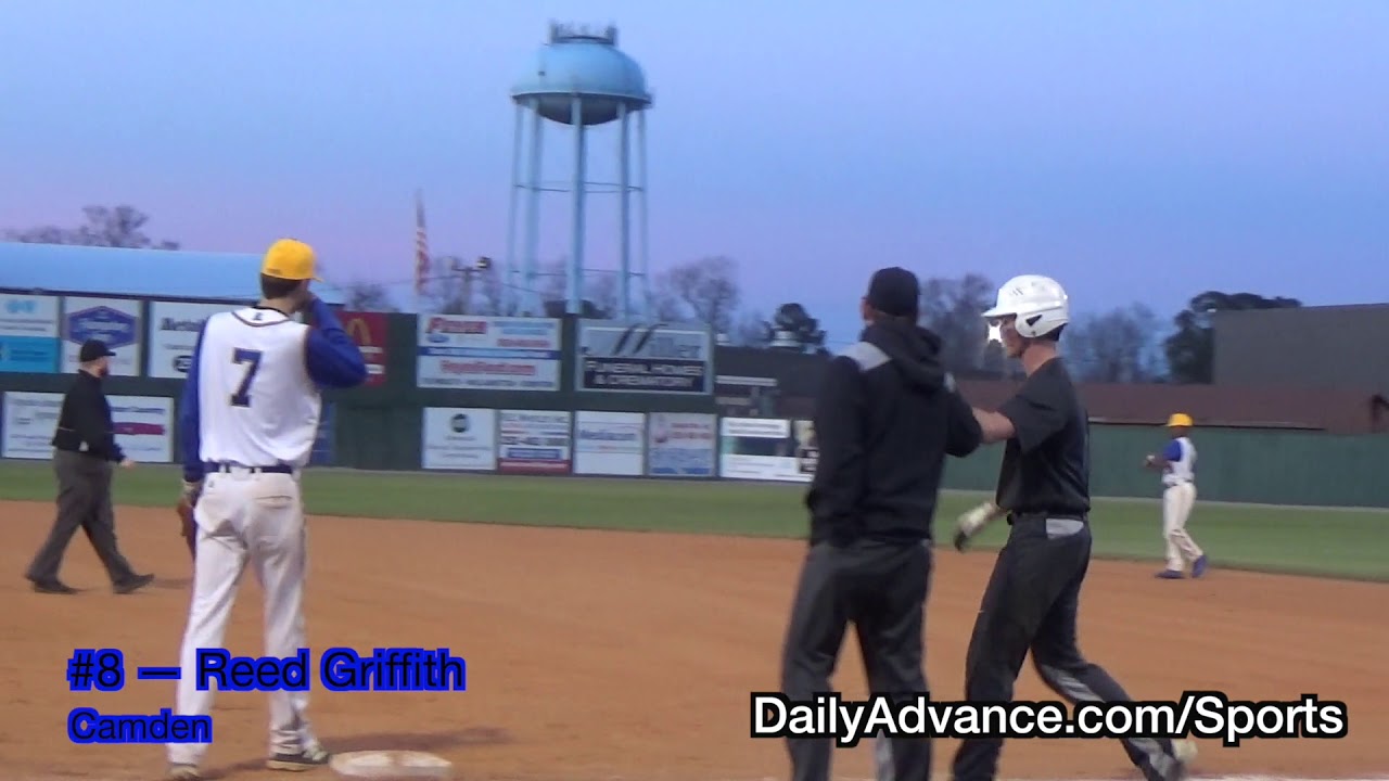 The Daily Advance High School Baseball Camden at Edenton YouTube