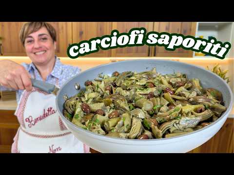 Video CARCIOFI SAPORITI IN PADELLA Ricetta Facile - Fatto in Casa da Benedetta