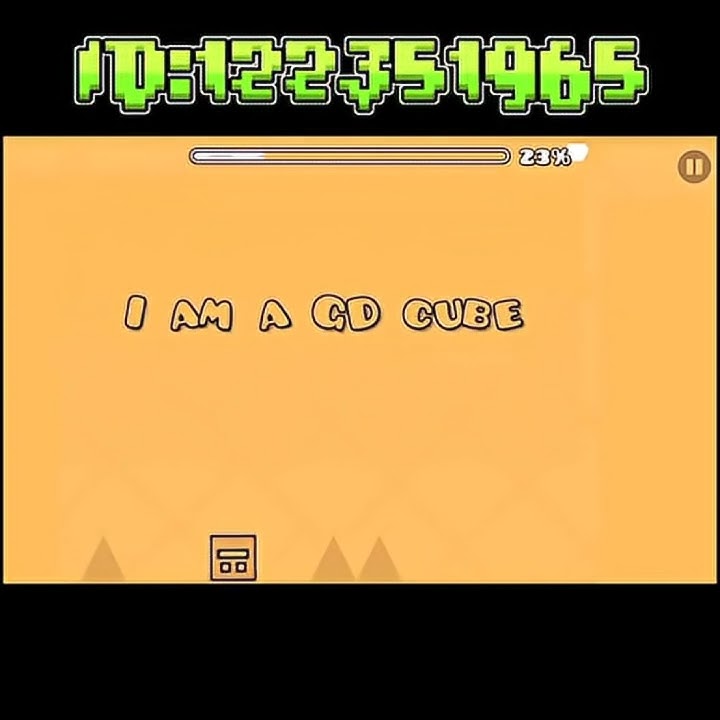 i am a GD cube Everybody knows//#geometrydash #shorts #fyp #edit #gd #cube #water #experiments