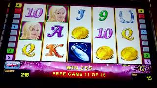 Casino Slots Lucky Lady Charm 15 Free Games With 15 Cent Bet