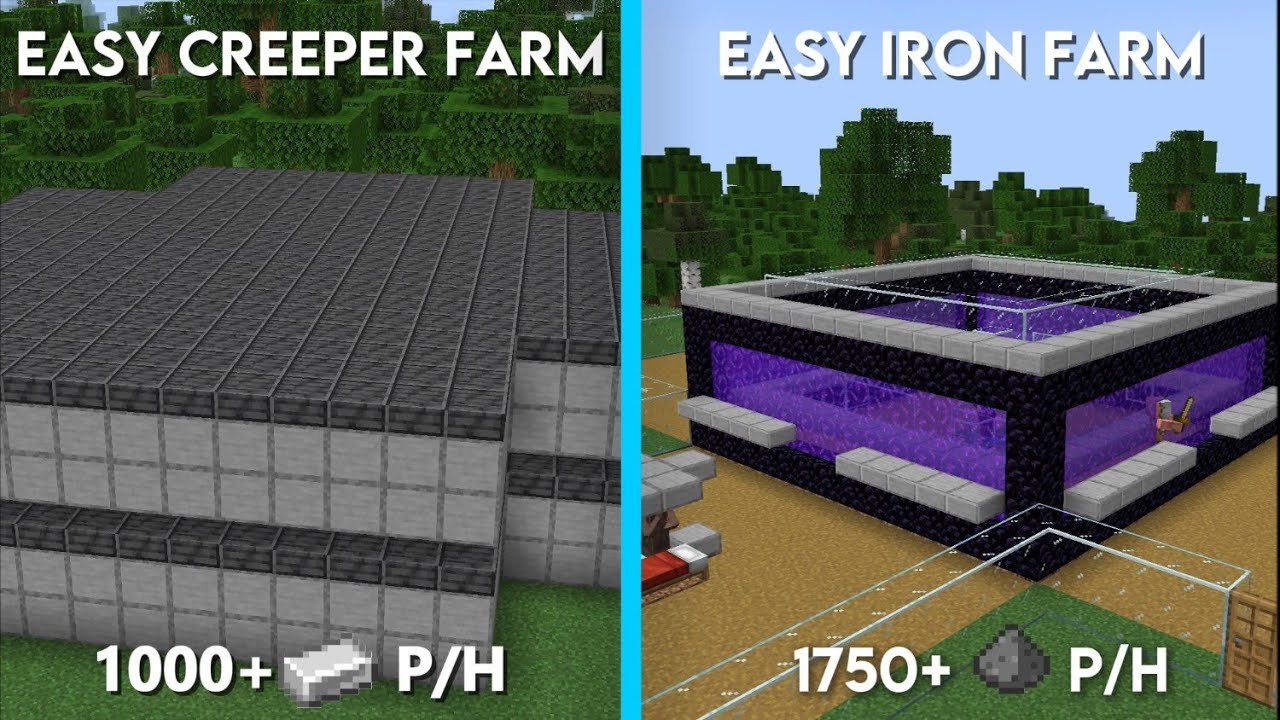 Minecraft 1.21.11 IRON/CREEPER Farm |