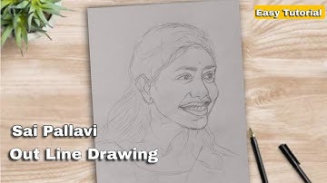 Actress Sai Pallavi Pencil Drawing Video | How To Draw | #saipallavi