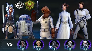 Ackbar Omicron vs Bad Batch | 5v5 Grand Arena | swgoh