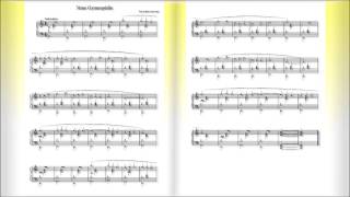【BGM：クラシック・楽譜】サティ　ジムノペディ第３番　ピアノ・ソロ
