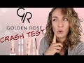 Crash test maquillage golden rose