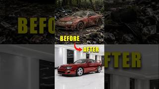 Car Restoration | Toyota Supra MK4 1994 Full Rebuild from Scrap #shorts